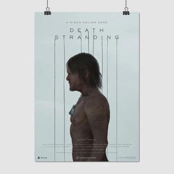Постер Сэм Бриджес в профиль, Норман Ридус, Death Stranding, A3 42×30 см (id2604)