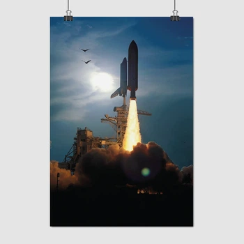 Постер Запуск шаттла Дискавери, 1994г, Space Shuttle Discovery, A3 42×29 см (id3053)