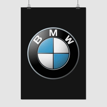 Постер Лого BMW, A3 42×30 см (id0863)
