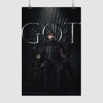 Постер Джейме Ланнистер на Железном Троне, GoT, Game of Thrones, A3 42×28 см (id3307)