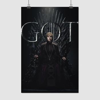 Постер Серсея Ланнистер на Железном Троне, GoT, Game of Thrones, A3 42×28 см (id3309)