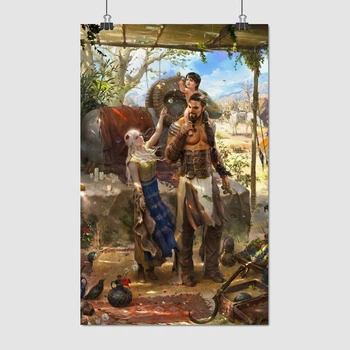 Постер Игра Престолов, Дейенерис и Драго, GoT, Game of Thrones, A3 42×26 см (id0723)