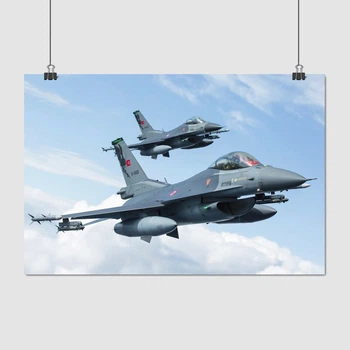 Постер Истребитель F-16 Fighting Falcon, A3 28×42 см (id4285)