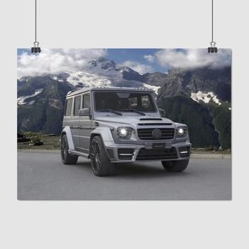 Постер Мерседес Гелендваген, Гелик, Mercedes-Benz Gelandewagen, G-Wagen, A3 30×42 см (id4005)