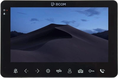 Видеодомофон 7" BCOM BD-780FHD с детектором движения и записью видео Black (240563)
