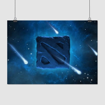 Постер Дота 2, лого, Dota 2, плакат для геймера, A3 30×42 см (id1120)