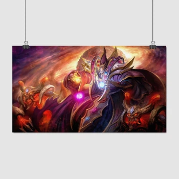 Постер Дота 2, Инвокер, Carl the Invoker, Dota 2, плакат для геймера, A3 24×42 см (id2325)