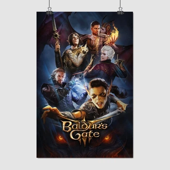 Постер Брама Балдура 3, Baldur's Gate 3, A3 42×28 см (id6109)