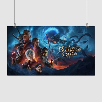 Постер Брама Балдура 3, Baldur's Gate 3, A3 24×42 см (id6519)