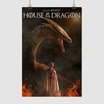 Постер Дом Дракона, сериал, House of the Dragon, A2 60×40 см (id6549)