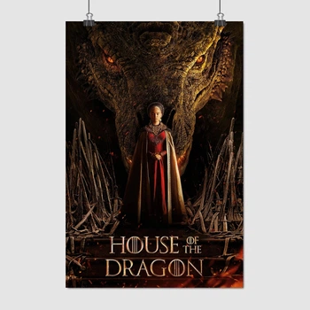 Постер Дом Дракона, сериал, House of the Dragon, A3 42×28 см (id6544)