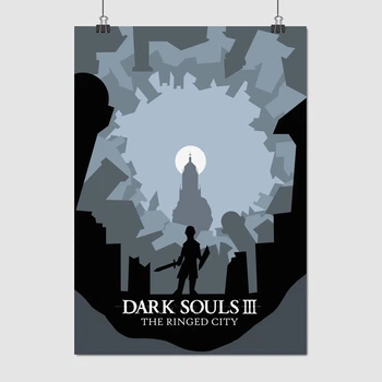 Постер Темні душі 3, Dark Souls 3, Ringed City, A3 42×30 см (id1546)