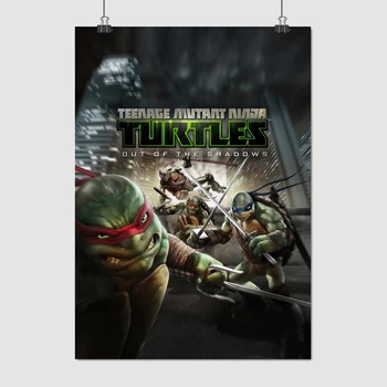 Постер Черепашки-ниндзя, Ninja Turtles, TMNT: Out Of The Shadows (2016), A3 42×30 см (id6570)
