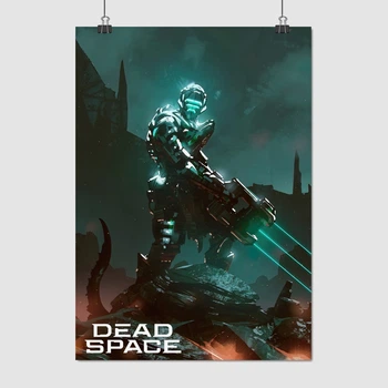 Постер Мёртвый космос, Айзек Кларк, минималистичный, Dead Space, A3 42×30 см (id6562)