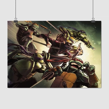 Постер Черепашки-ниндзя, Ninja Turtles, TMNT, A3 42×30 см (id6565)