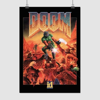 Постер Дум, Doom 1 (1993), Думгай, Кат Року, декор кімнати геймера, A3 42×30 см (id4320)