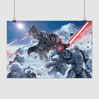 Постер Вархаммер vs Звёздные Войны, Warhammer 40000, Star Wars, A3 28×42 см (id1997)