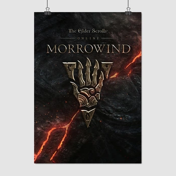 Постер Морровинд, Древние Свитки Онлайн, The Elder Scrolls Online: Morrowind (2017), A3 42×30 см (id6582)