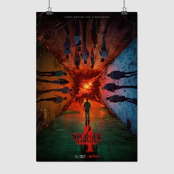 Постер Очень Странные Дела 4, Stranger Things 4, A1 89×60 см (id5269)