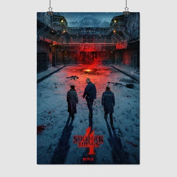Постер Дивні Дива 4, Stranger Things 4, A3 42×28 см (id5268)