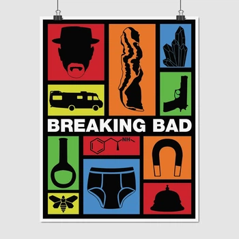 Постер Пуститися берега, Breaking Bad, A3 39×30 см (id0958)