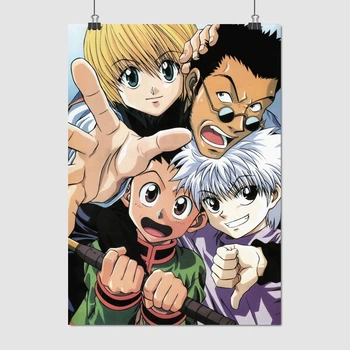 Постер Охотник на Охотника, аниме, Hunter x Hunter, A3 42×30 см (id5311)