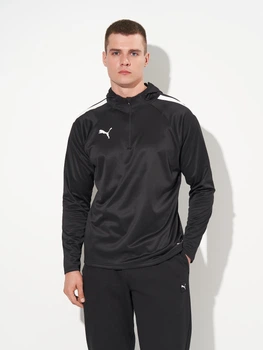 Спортивна кофта для футболу чоловіча Puma Teamliga Training 65724003 S Black-White (4063699453201)