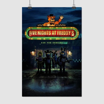 Постер П'ять ночей у Фредді, Five Nights at Freddy's, A3 42×28 см (id6275)