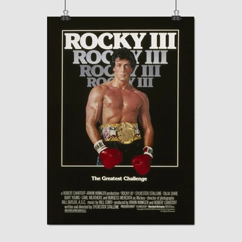 Постер Рокки 3, Rocky 3 (1982), Сильвестр Сталлоне, культовое кино, A3 42×30 см (id0765)