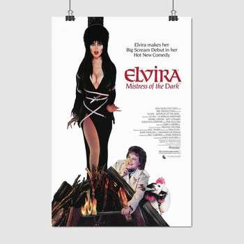Постер Эльвира — повелительница тьмы, Elvira: Mistress Of The Dark (1988), A3 42×28 см (id6327)