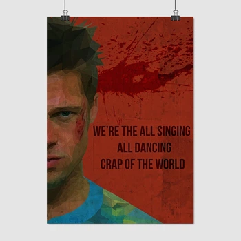 Постер Бійцівський клуб, Fight Club (1999), A2 60×43 см (id0674)