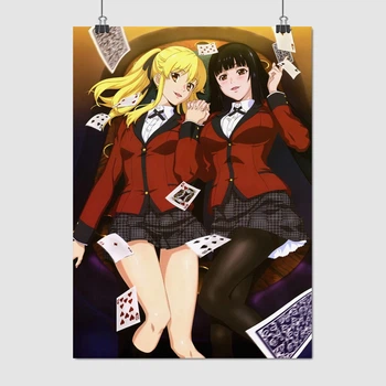 Постер Безумный азарт, Какэгуруи, аниме, Kakegurui, A3 41×30 см (id4993)