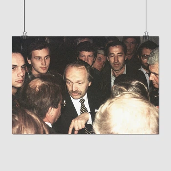 Постер В'ячеслав Чорновіл на шахті ім.Поченкова, Макіївка, 1990-і роки, A3 28×42 см (id6756)