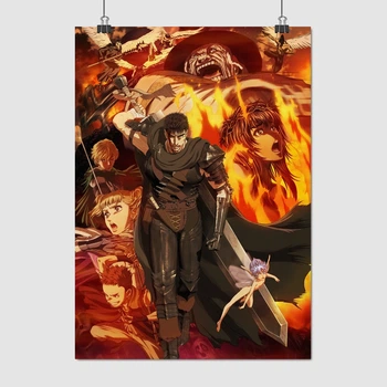 Постер Берсерк, Berserk, A3 42×30 см (id1623)