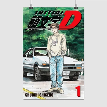 Постер Инициал «Ди», аниме, Initial D, A3 42×28 см (id5307)