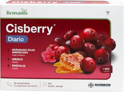 Suplement diety Lab. Normon Bensania Cisberry Daily 30 tabletek (8435232361018)