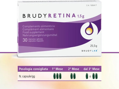 Suplement diety Brudylab Brudy Retina 30 kapsułek (8470001583697)
