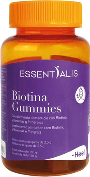 Харчова добавка Heel Essentialis Biotin Gummies 60 желейок (8429949195813)