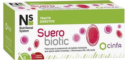 Suplement diety NS Cynfa Nutritional System Suero Biotic 6 saszetek Truskawka (8470001890863)