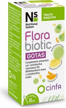 Харчова добавка в краплях Nutritional System Florabiotics Gotas 8 мл (8470001953353)