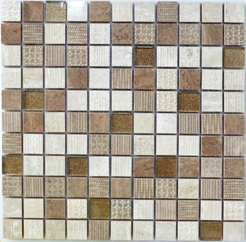 Мозаика керамическая Котто керамика СМ 3044 C3 Beige/Brown/ 300х300 мм бежево-коричневая для балкона