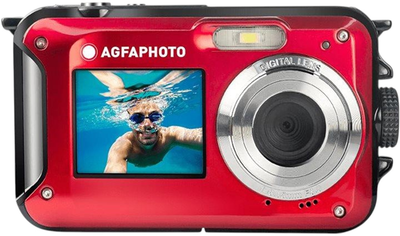 Aparat fotograficzny AgfaPhoto Realishot WP8000 Red (3760265542192)