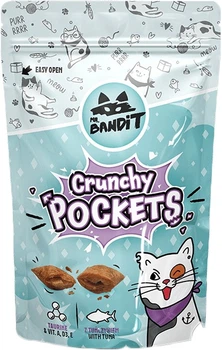 Ласощі Mr. Bandit Хрусткі подушечки тунець для котів 40 г (5902414209770)