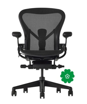 Кресло черное Herman Miller Aeron Remastered B Onyx