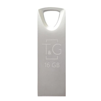 Флешка USB металева T&G Metal model 117 16GB срібляста
