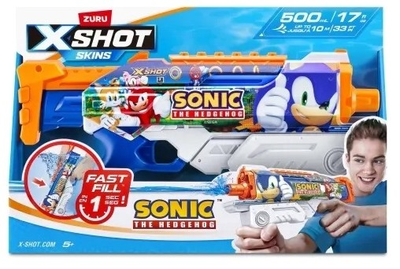 Pistolet na wodę Zuru X-Shot Fast-Fill Skins Nano Sonic The Hedgehog ZUR-118107 (4894680029170)