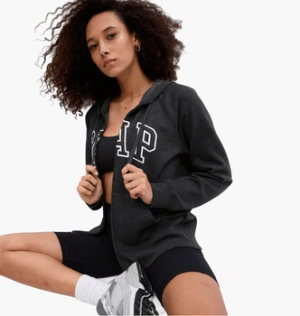 Толстовка Gap Fullzip Logo Grey 463503-21 XS