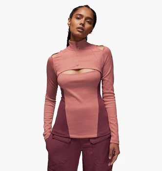 Лонгслив Air Jordan 23 Engineered WomenS 1/4-Zip Long-Sleeve Top Pink DV1255-689 S