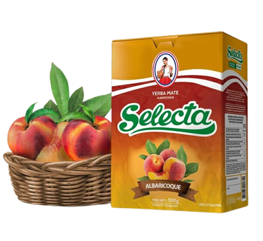 Чай Йерба Мате Selecta с ароматом абрикоса (albaricoque) 500 г К585/500