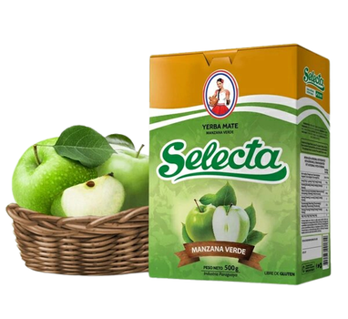 Чай Йерба Мате Selecta Зелёное яблоко (Manzana Verde) 500 г К582/500